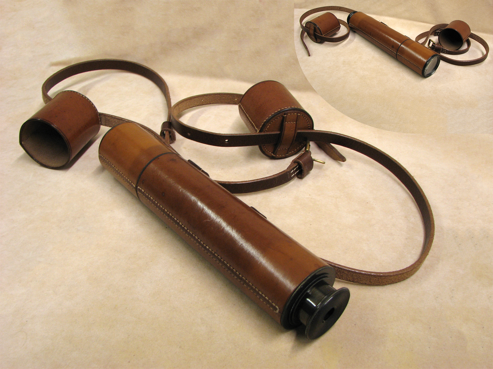 Stanley 3 draw field telescope owned by John B O'Donnell